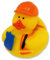 Badeente Bauarbeiter – Ca. 5 cm Groß, 4 Niedliche Motive Wählbar, Liebevoll Gestaltet, Für Badeenten-Fans (Brett)