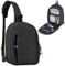 PGmoon Travel Carry Case Compatible with DJI Mini 3/4 Pro, Sling Travel Drone Carrying Bag with Multi-Pockets for RC Controller, Charging Hub, Batteries and More Accessories