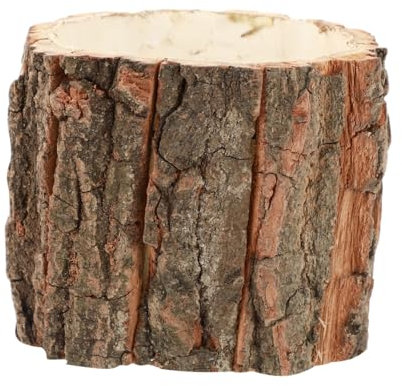 CAXUSD 2St Blumenkübel Blumentöpfe für den einzug vase rustikale Wohnkultur künstliche Pflanzen drinnen Kandelaber Pflanzgefäße Pflanzentopf Aufbewahrungstopf für Blumen hölzern