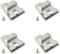 ZZHXSM 4PCS 304 Stainless Steel Impact Drill Belt Buckle M18 Fuel Belt Clip with Screw Suitable for Milwaukee Work Tool