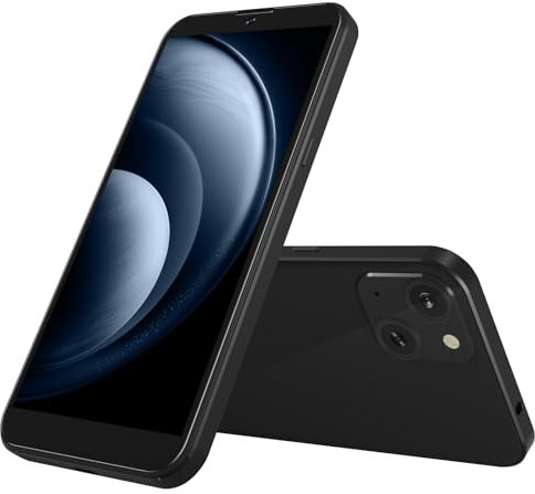 HeyxFome H3 Cheap 2025 New 4G LTE SIM Free Unlocked Mobile Phones 6.0” Unlocked Android Phones 2GB+16GB Quad Core 2GB RAM Android 10 Mobile phone 8MP Smartphone Dual SIM Face Unlock UK (Black)