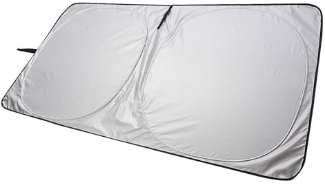 XWPBBFFC Parasol Delantero para Ford Focus 2011 2012 2013 2014 2015 2016 2017 2018, Parasol para Coche Delantero Plegable Resistir A Los Rayos UV Accesorios Interior,Black