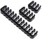 HOMSFOU Kabelmanagement Clips Kabel Organizer Für PC 6/8/24 Pin Kabelkämme Für Motherboard Schwarze Kabelclips Zur Kabelorganisation Und Ordnung