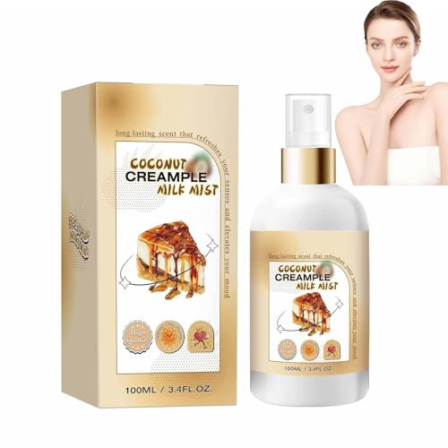 Vanilla Cream Puff Body Milk Mist,Body Milk Mist Vanilla Creampuff,Sweet Milk Vanilla Body Mist,Scentnity Body/Hair Milk Mist,Vanilla Body Milk,Vanilla Skin Perfume Cream Puff (100ml, Kokosmilch)