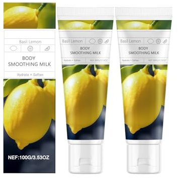 Lemon Hautstraffende Bodylotion, Lemon Glättende Bodymilk, Zitrone Körperlotion Feuchtigkeitsspendend Entfernt trockene Haut Erfrischend duftend Nicht fettende Feuchtigkeitsspendende Körperlotion (2)