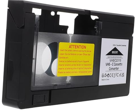 Housoutil VHS-c Adapter Für Camcorder-konverter Zur Digital-konvertierung Von Player-Kassetten Video-wiedergabe Zubehör Werkzeug