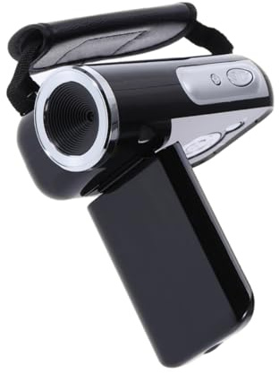 VILLCASE Videocamera Digitale Portatile Compatta 5mp, Zoom Digitale 16x, Schermo da 2 Pollici e Espandibile Fino a 32gb, per Selfie e Riprese Leggere