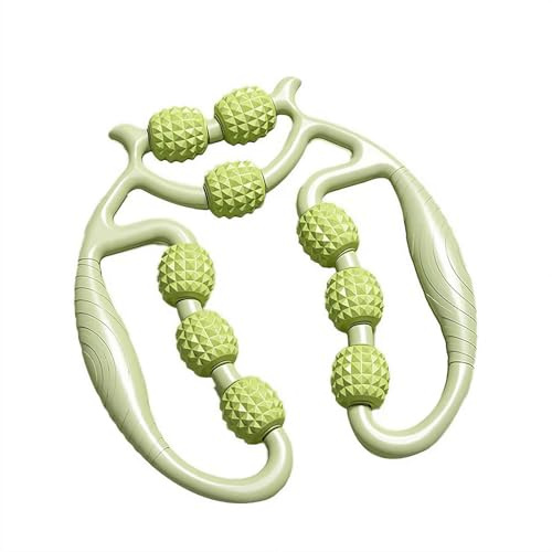 Massageroller Relax Roller 20 Rollen, Cellulite Roller Muscle Relaxer Circular Leg Clamps Beinmassage für Tennis Ellenbogen Beine