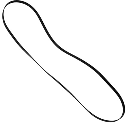 HIAKDOFT Flacher Plattenspieler Gummiriemen 49cm Schwarz Ersatzriemen Für Riemengetriebene Grammophone Phonographen Zubehör