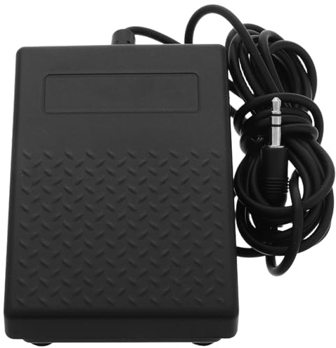 TOYANDONA Keyboard Sustain Pedal aus Kunststoff mit Vielseitiger Kompatibilität und Verbessertem Sustain Effekt für Elektronische Keyboards Inklusive Midi Verbindungskabel