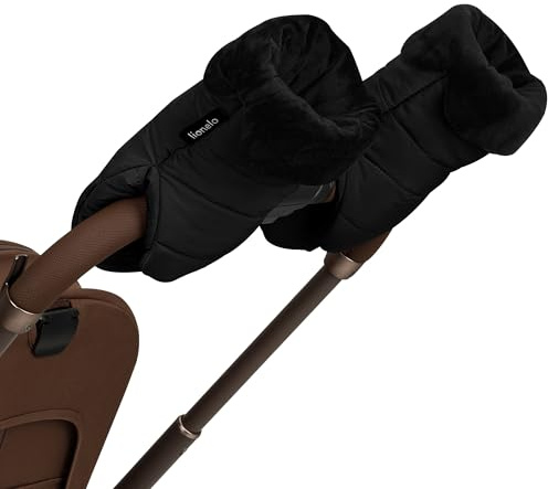 Lionelo Handmuff Oli Kinderwagen-Handwärmer – 2er Set Handmuffen | mit Magnetverschluss, warm gefüttert, wind- & wasserabweisend, waschbar, universal passend