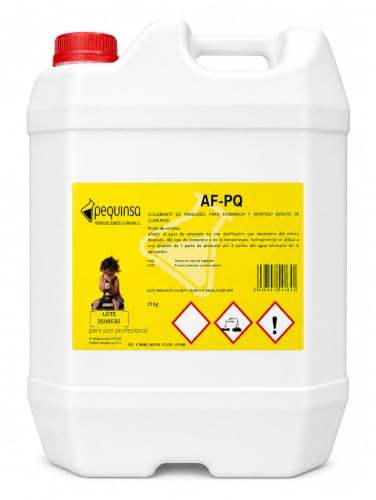 Acelerante de fraguado liquido, para morteros y hormigones. Envase 25 kg.