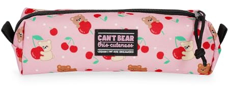 LEGAMI - Étui My Pencil Case, Thème Teddy Bear, Fermeture à glissière | En plastique recyclé, Résistant, Spacieux, Pratique, Étui pour l’école, pour le bureau, 22 x 6 cm