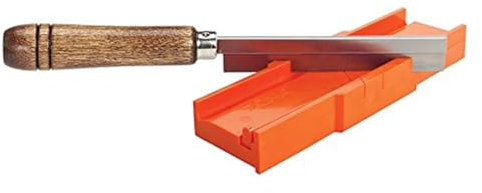 Olson Mitre Box with 200-Saw, Metal-Cutting, 1.5 Blade