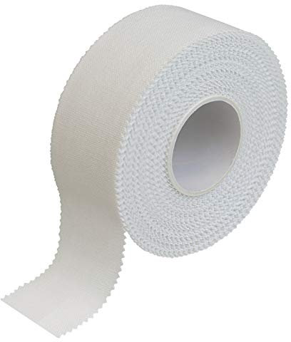 BB Sport Fingertape 2,5cm x 10m Sport Tape Set 1/3 / 6/12 / 24 Rollen Klettertape Tapeverband Weiß Unelastisch Gelenk Sporttape, Menge:12 Rollen
