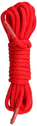 Teazers Fetish Collection - Bondageseil von Hanf - 10 Meter Lang - Rot Bondageseil - Für eine perfekte BDSM-Erfahrung