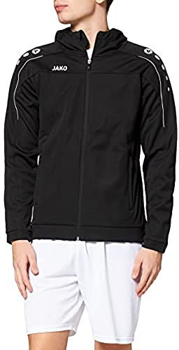 JAKO Classico Kapuzenjacke Kids gruenweiss, 164 Kinder