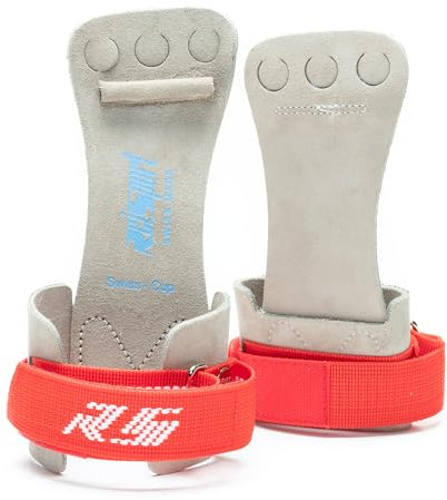 Reisport Poignées Hautes pour Homme avec Crochet et Boucle Taille S