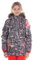 O`Neill Skijacke Snowboardjacke Cloaked schwarz Retro Print Hyperdry (152)