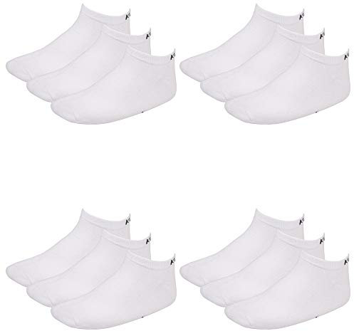 Kappa 12 Paar Sneaker Socken Gr. 35-46 Unisex Kurzsocke, Farbe:White, Socken & Strümpfe:35-38