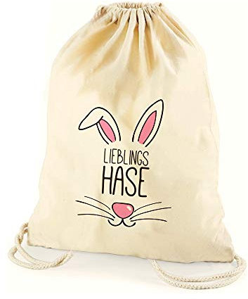 Zuziehbeutel Lieblingshase ♡Geschenkbeutel ♡Tasche ♡Hase ♡Ostern ♡Kordelzug ♡Tüte ♡Beutel ♡Osterhase ♡Geschenkverpackung