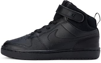 Nike Court Borough Mid 2 (tdv), Unisex Babies’ Track Shoe, Black/Black/Black, 4.5 Child UK (21 EU)