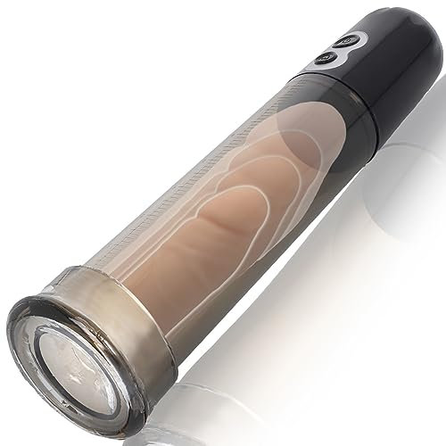 Bomba de pene eléctrica Hombres Bombas de pene Erección Ampliación del pene Bomba de vacío de pene para hombres Bomba para el pene Aumenta su miembro para principiantes Estimulación P02-5