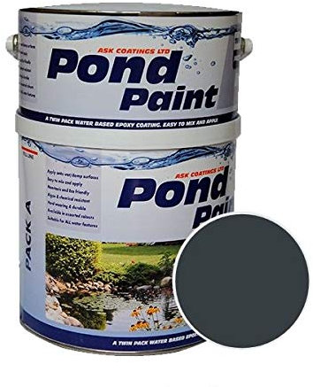 Water Based Epoxy Resin Pond Paint 1L (Slate Grey)