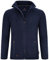 Northster Giacca in pile da uomo – Morbida e calda giacca in pile da uomo – Giacca in pile da uomo – regola l'umidità, materiale in micropile per un comfort ottimale, blu navy, L