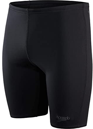 Speedo Herren ECO Endurance + Schwimmhose | Chlorbeständig | Recyclingmaterial | Bequeme Passform | Schwimmtraining | Fitness Schwimmbekleidung, Schwarz, 32