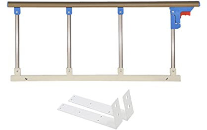 SHUDONGDEN Bettgitter Klappbar Für Ältere,Bettgitter Für Ältere,Bettgitter Für Ältere Erwachsene, Senioren, Verstellbares Und Klappbares Bettgitter,96 * 40cm/37.79 * 15.74in