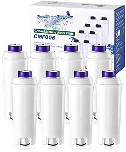 Waterdrop Wasserfilter,Kaffeefilter Kompatibel mit DeLonghi DLSC002, SER3017 & 5513292811 （8 Stück）