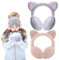 Forreen Winter Ohrenschützer Kinder, 2 Stück Ohrenwärmer Mädchen Winter Warme Ohrwärmer Einstellbar Kältebeständig Earmuffs für Outdoor Aktivitäten im Winter