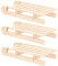 CLISPEED Weihnachtsdeko 3 Stück Miniatur-Holzschlitten Zum Basteln Weihnachtsbaum-Hängeornamente Unvollendete Holzschlitten Verzierung Für Winterferien Festivals Weihnachtsdekorationen