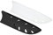 PATIKIL Knife Sheaths for Kitchen Knife for 7 Nakiri Knife, 2 Pcs Knife Edge Guard, Knife Sheath Covers Sleeves, Feathered Japanese Kitchen Knife Set, Black & Transparent, 7.2x 2