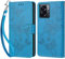 Coque pour Oppo A57 4G/5G / A77 4G/5G / Realme Q5i, Housse Etui Portefeuille Cuir Multifonction, Fermeture Magnétique à Clapet Anti-Choc Compatible avec Coque Oppo A57 / A77 Book - Bleu