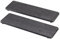 NiuYichee Wasserabsorbierende Steintabletts für Küche/Badezimmer, Seifenschale, Kieselgur-Tablett für Handseife und Kosmetikflaschen im modernen Zuhause, 8,1 cm B x 25,9 cm L, Dunkelgrau, 2 Stück