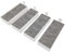 4 x Aktivkohlefilter passend für Siemens Clean Air HZ9VRCR0, HZ9VRCR1, HZ9VRUD0, 17004796, 17004798, 17007505 für Kochfelder mit Dunstabzug ED6, ED7, ED8, EH6, EH8, EX8