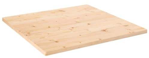 Generisch Tischplatte 70x70x2,5 cm Massivholz Kiefer Quadratisch,jiangboyue-824385