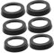 jojofuny 6pcs Universal Cup Leather Hand Pump Replacement Seal Cup for 75mm Water Well Pumps