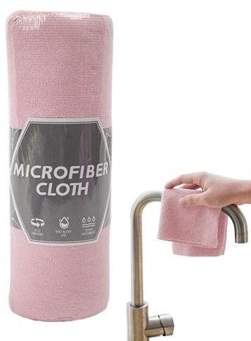Sghtil Rouleau de Serviette en Microfibre pour la Cuisine, Cuisine en Microfibre réutilisable Tissu en Microfibre | Rouleau de Tissu en Microfibre Absorbant de la Salle de Bain Cuisine | Solution