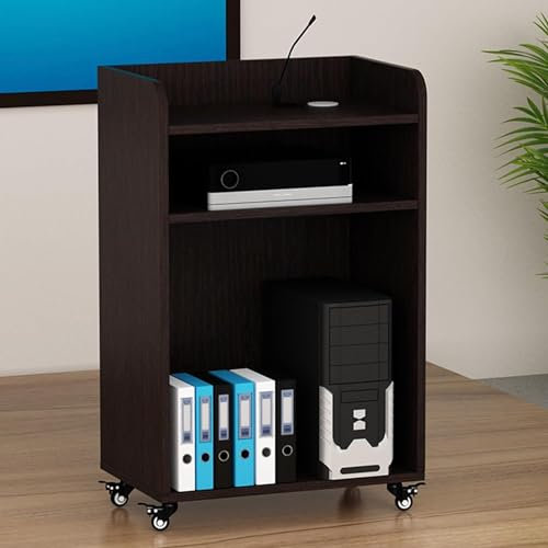 Rednerpult-Podiumständer mit großer Kapazität und Rollen, ideal für Lehrer und Redner