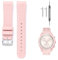 Ziknow Bracelet de montre Slicone pour montre Moonswatch Swatch 20 mm avec extrémité incurvée pour Omega X Swatch Speedmaster/Rolex/Seiko - Bracelet de rechange pour homme et femme, M, Silicone, Pas