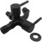 Rubinetto dell'acqua fredda, rubinetto per lavatrice 1 in 2 in lega di zinco Acqua fredda con valvole e copertura del foro 1/2 Tocca di sostituzione per cucina, bagno, balcone, giardino