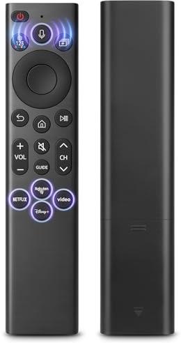 Control Remoto de Reemplazo con Voz para Samsung Smart TV – Compatible con Samsung Smart TVs con Función de Voz y Botones de Acceso Rápido
