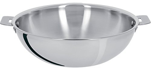 Cristel - WOKT24Q - Wok inox 24cm sans poignée amovible - Collection Casteline