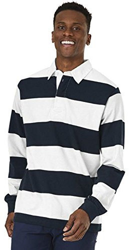 Charles River Apparel Klassisches Rugby-Shirt für Herren - - X-Klein