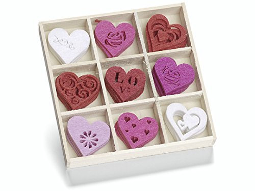 Knorr Prandell 218001211 Knorr prandell 218001211 Filzornamentbox, Motiv: Herzen