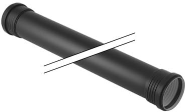 Geberit Silent-PP Rohr mit 2 Muffen DN/OD 50 L: 100 cm 390211141