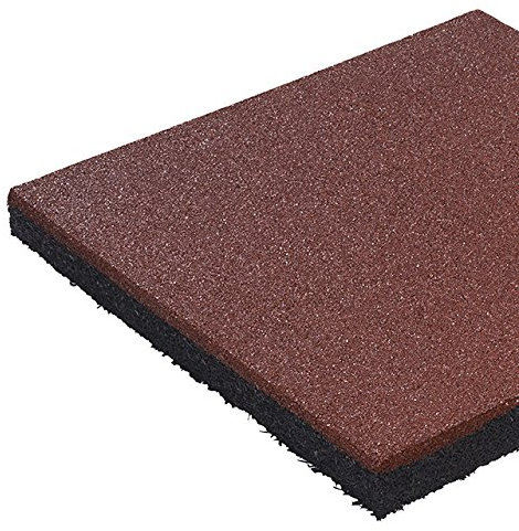 Gartenwelt Riegelsberger 5X Tappeto Protettivo anticaduta 50 x 50 x 2,5 cm, Diversi Colori, Tappetino Protettivo per Pavimento in Gomma
